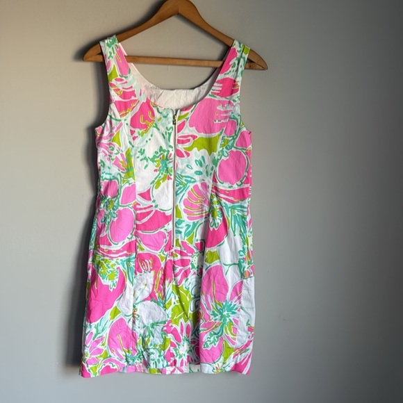 Lilly Pulitzer Don't Give A Cluck Cathy Shift Dress Size 2 - Picture 5 of 11